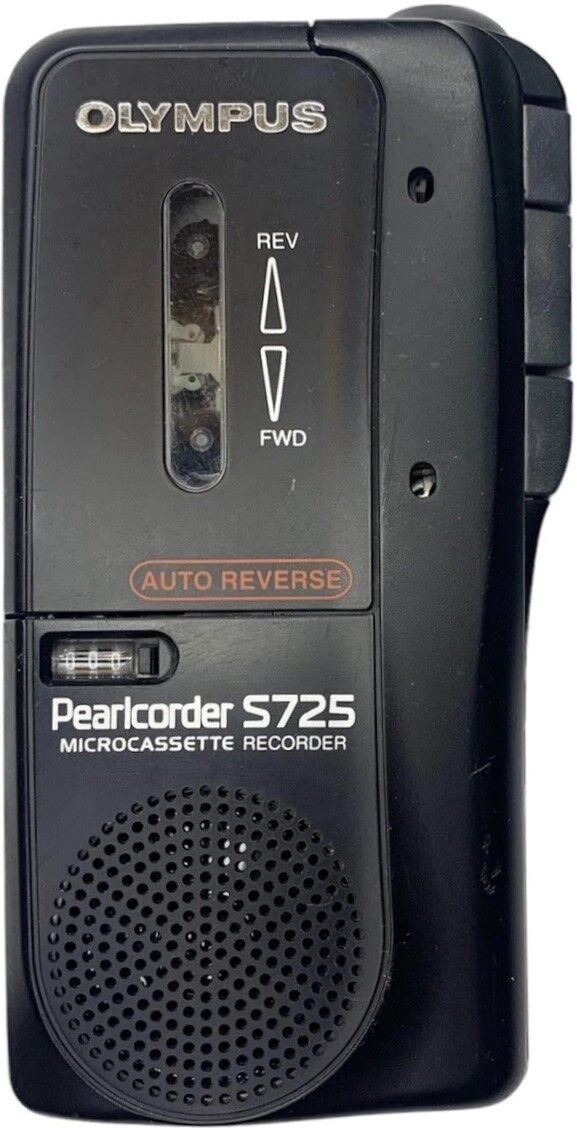 Olympus Pearlcorder S725 - Dictaphone à microcassette - noir