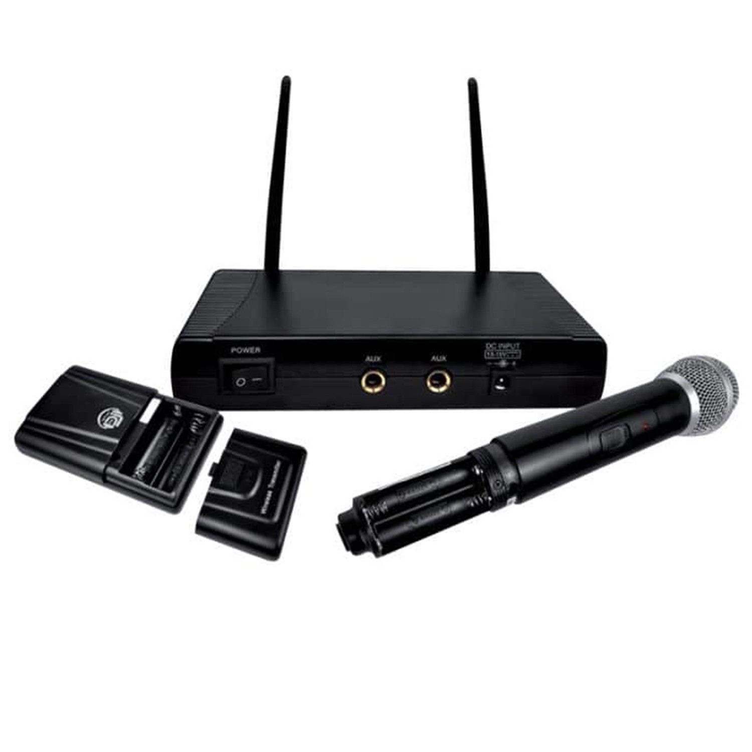 Pack MYDEEJAY VHF 02 V2 micro VHF à main sans fil + serre tête + carate