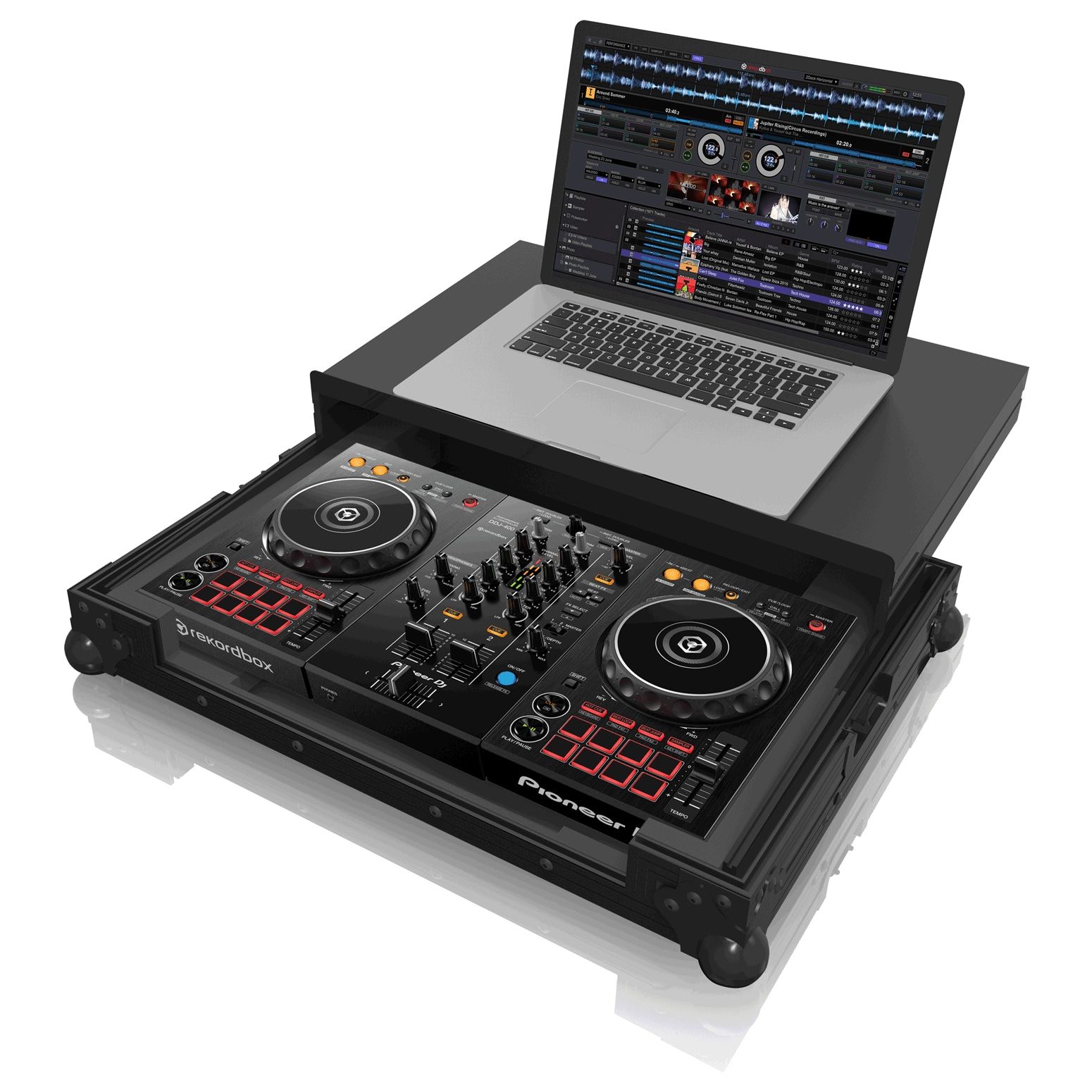 Zomo P-DDJ-400 Plus NSE flight case pour Pioneer DDJ-400