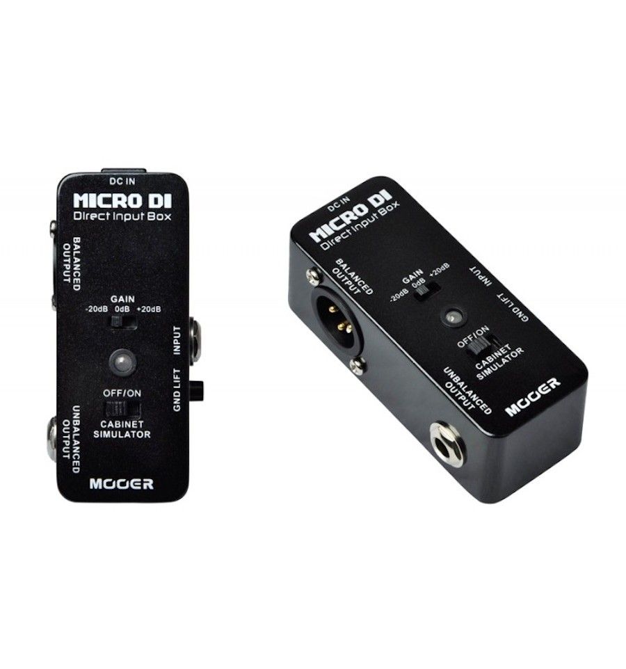 Mooer Micro D.I - Boîte de direct format Micro pour guitare et basse