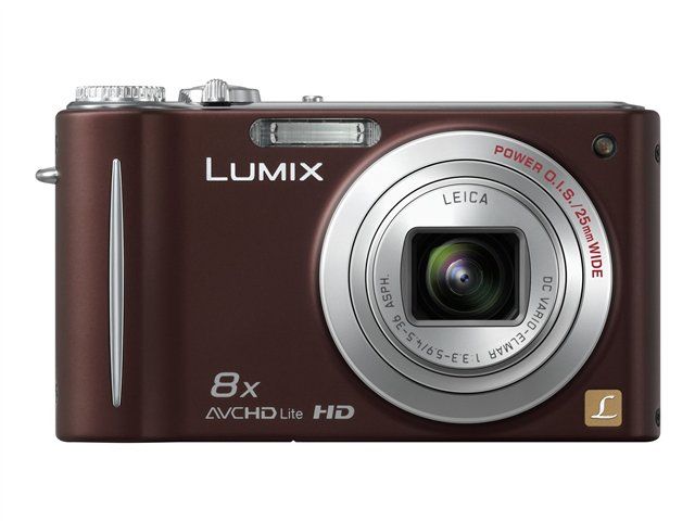 Panasonic Lumix DMC-ZX3EF-T - Appareil photo numérique - compact - 14.1 MP - 720 p - 8x zoom optique - Leica - chocolat