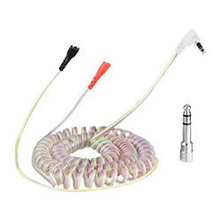 Cable HD25 spirale transparent 3,5m