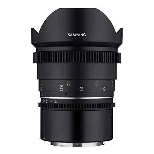 SAMYANG Objectif MF 14 mm T3,1 VDSLR MK2 Canon RF Ultra Grand Angle pour Canon RF, Distance focale Fixe 14 mm, Follow Focus Couronne dentée Pleine