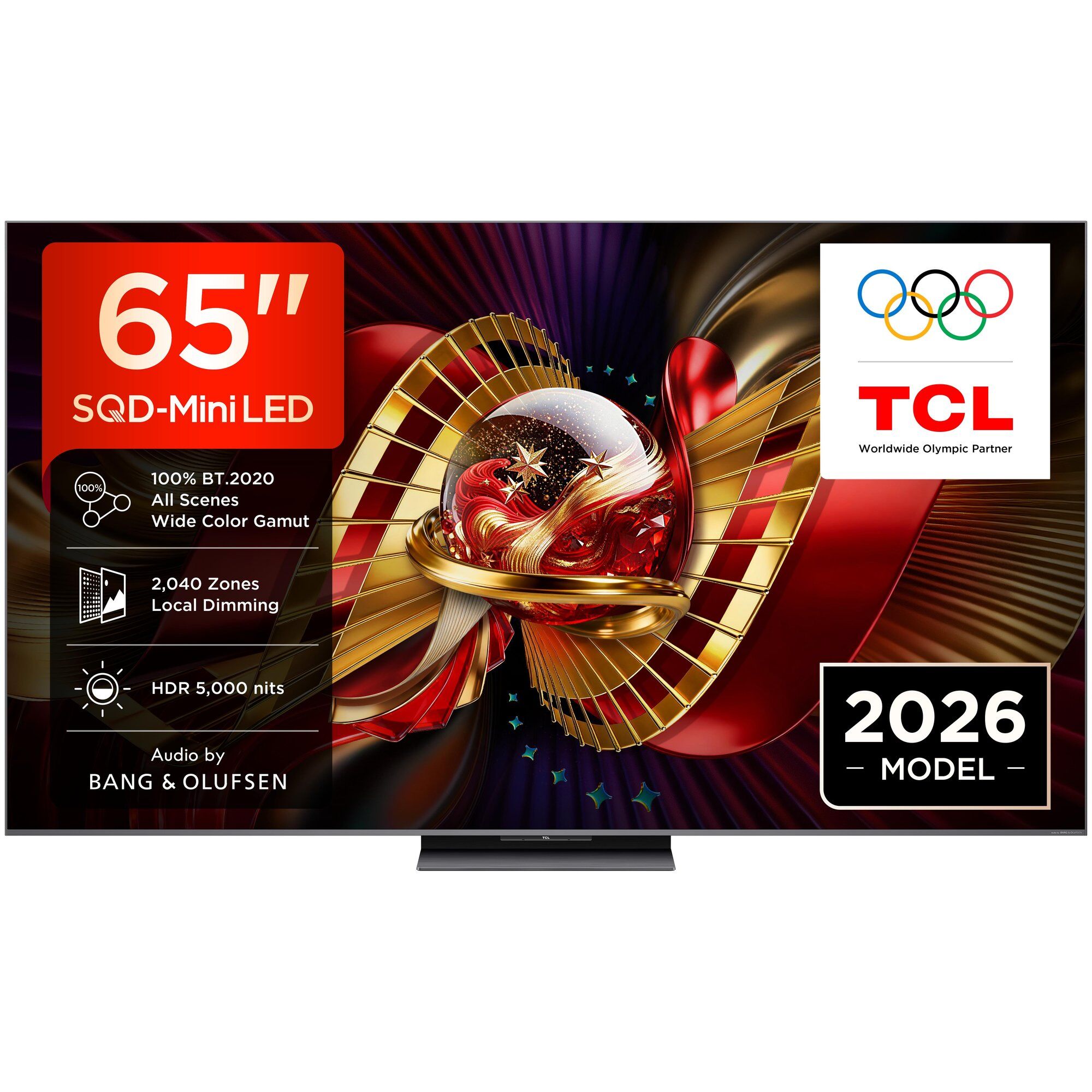 TCL C8L 65C8L TV 65" 4K Ultra HD Smart TV Wifi Noir 6000 cd/m²