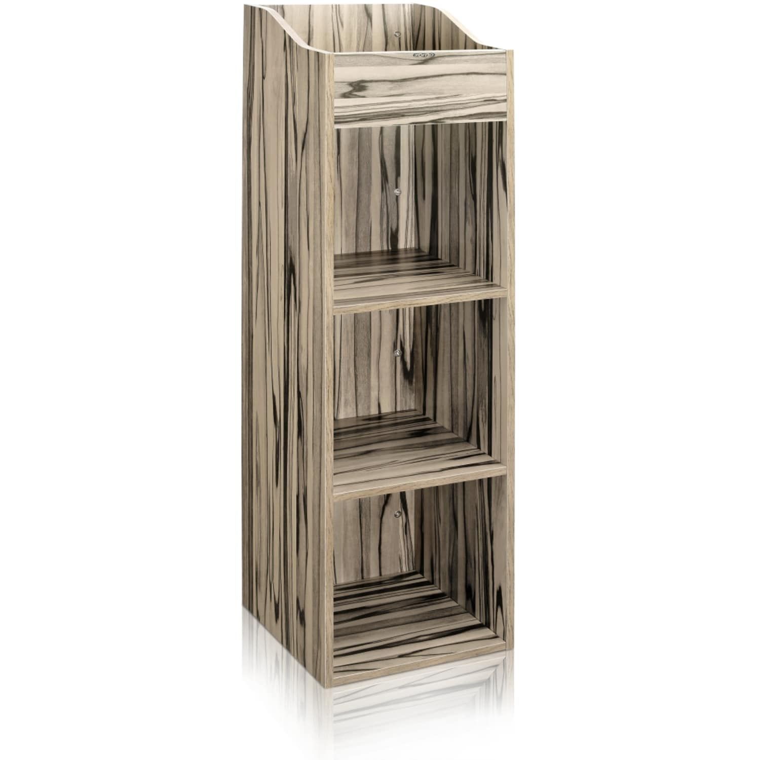 Zomo VS-Box 100/4 Zebrano meuble de rangement pour vinyles
