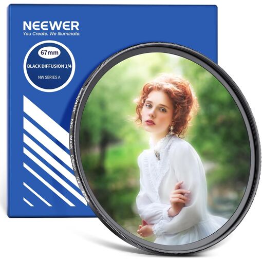 Neewer 67mm Black Diffusion Filter with Nano Coating
