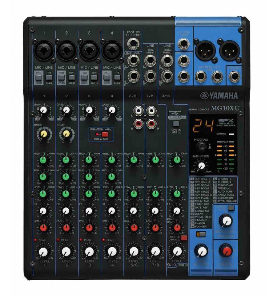 Yamaha MG10X - Table de mixage 10 canaux avec effets