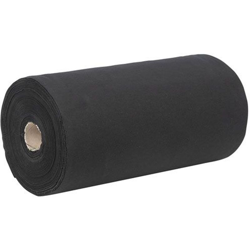 Showtec Deko-Molton 60m x 40cm rouleau, noir