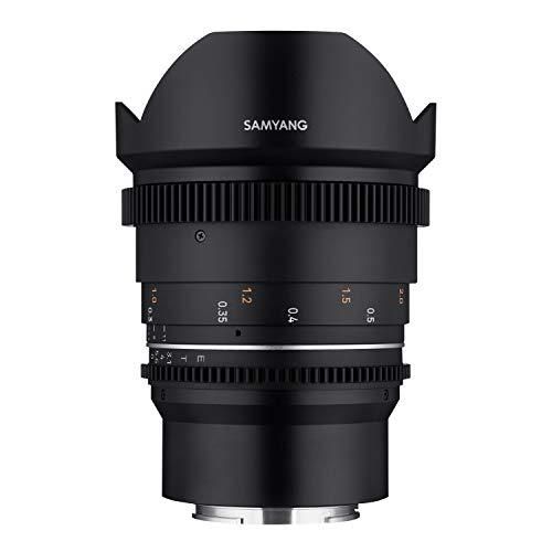 SAMYANG Objectif MF 14 mm T3,1 VDSLR MK2 Sony E Ultra Grand Angle pour Sony E Mount, Distance focale Fixe 14 mm, Follow Focus Couronne dentée