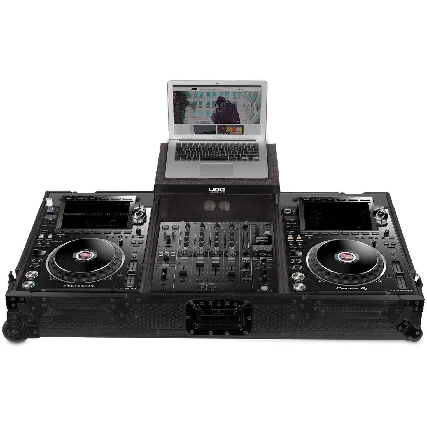 UDG Ultimate Flightcase Plus pour Pioneer CDJ-3000/900NXS2 + ordinateur portable