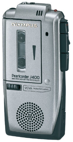 Olympus Pearlcorder J400 - Dictaphone à microcassette - argenté