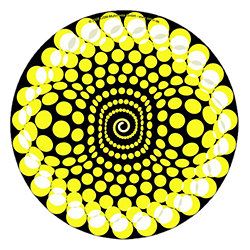 Slipmats Balls Yellow