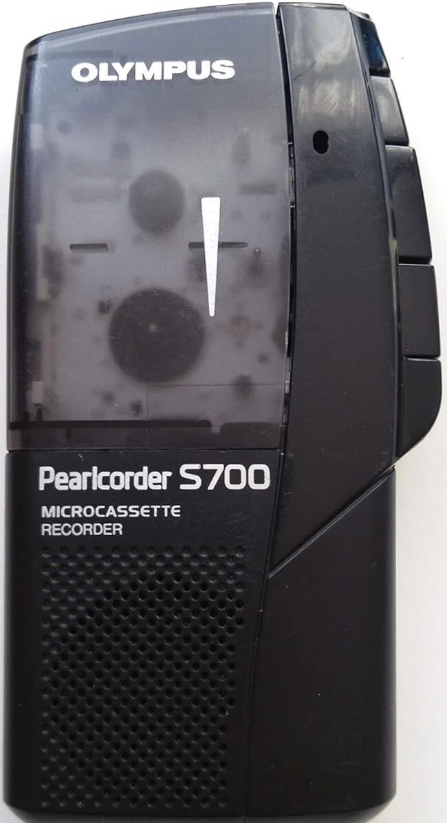 Olympus Pearlcorder S700 - Dictaphone à microcassette - noir