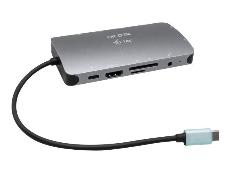 DICOTA i-tec - Station d'accueil - USB-C - VGA, HDMI - 1GbE