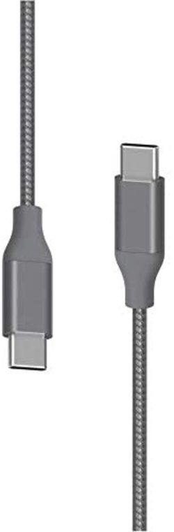 Xlayer Câble Métallique Premium USB-C vers Type-C 1.5m Gris Sidéral Marque Xlayer