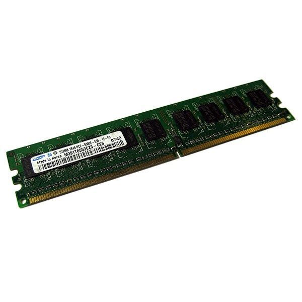 Ram Barrette Mémoire SAMSUNG 512Mo DDR2 PC2-5300U 667Mhz M378T6553EZS-CE6 CL5
