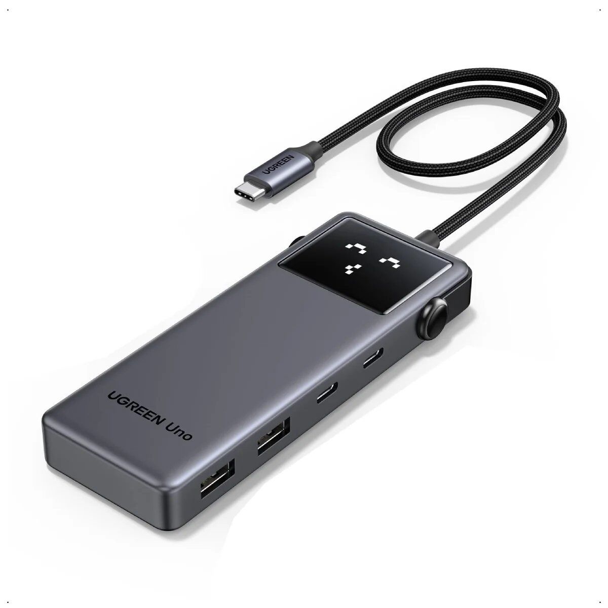 Hub USB-C Ugreen CM888 6 en 1 PD 85W HDMI Gris