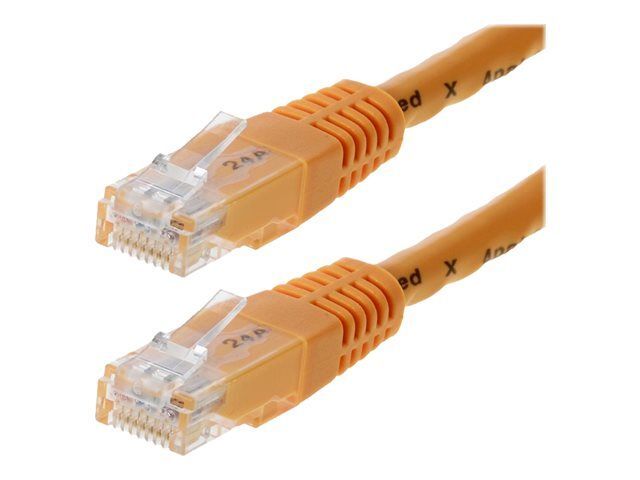 Helos - Cordon de raccordement - RJ-45 (M) pour RJ-45 (M) - UTP - CAT 6 - moulé - jaune
