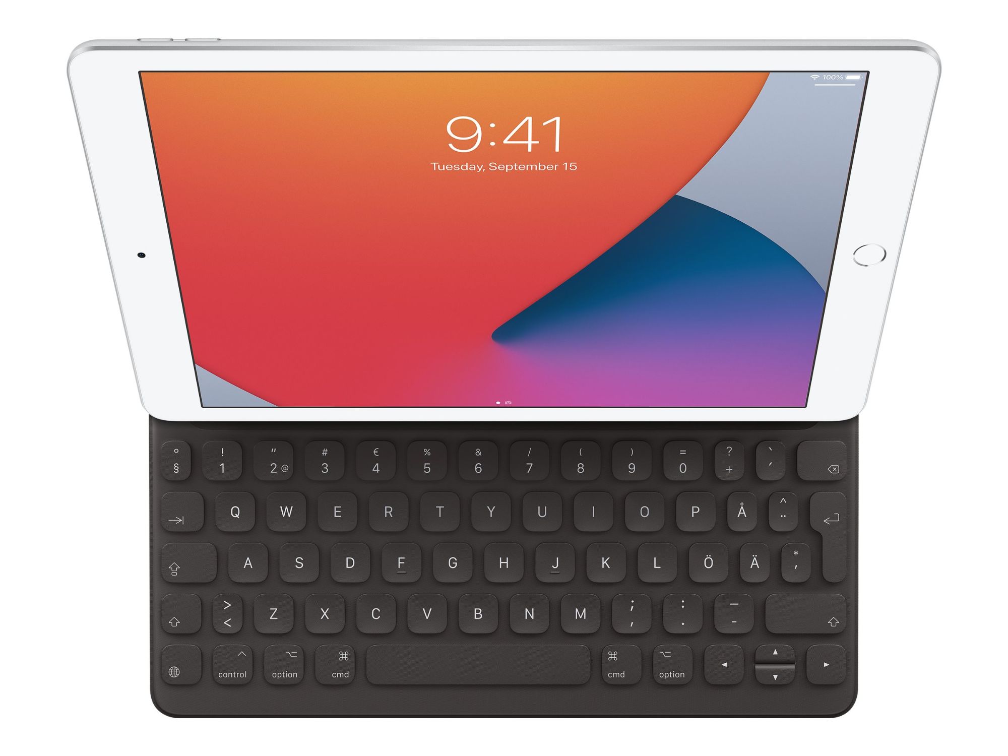 Apple Smart - Clavier et étui - Apple Smart connector - QWERTY - Anglais international - pour 10.2-inch iPad (7th generation, 8th generation, 9th generation); 10.5-inch iPad Air (3rd generation); 10.5-inch iPad Pro