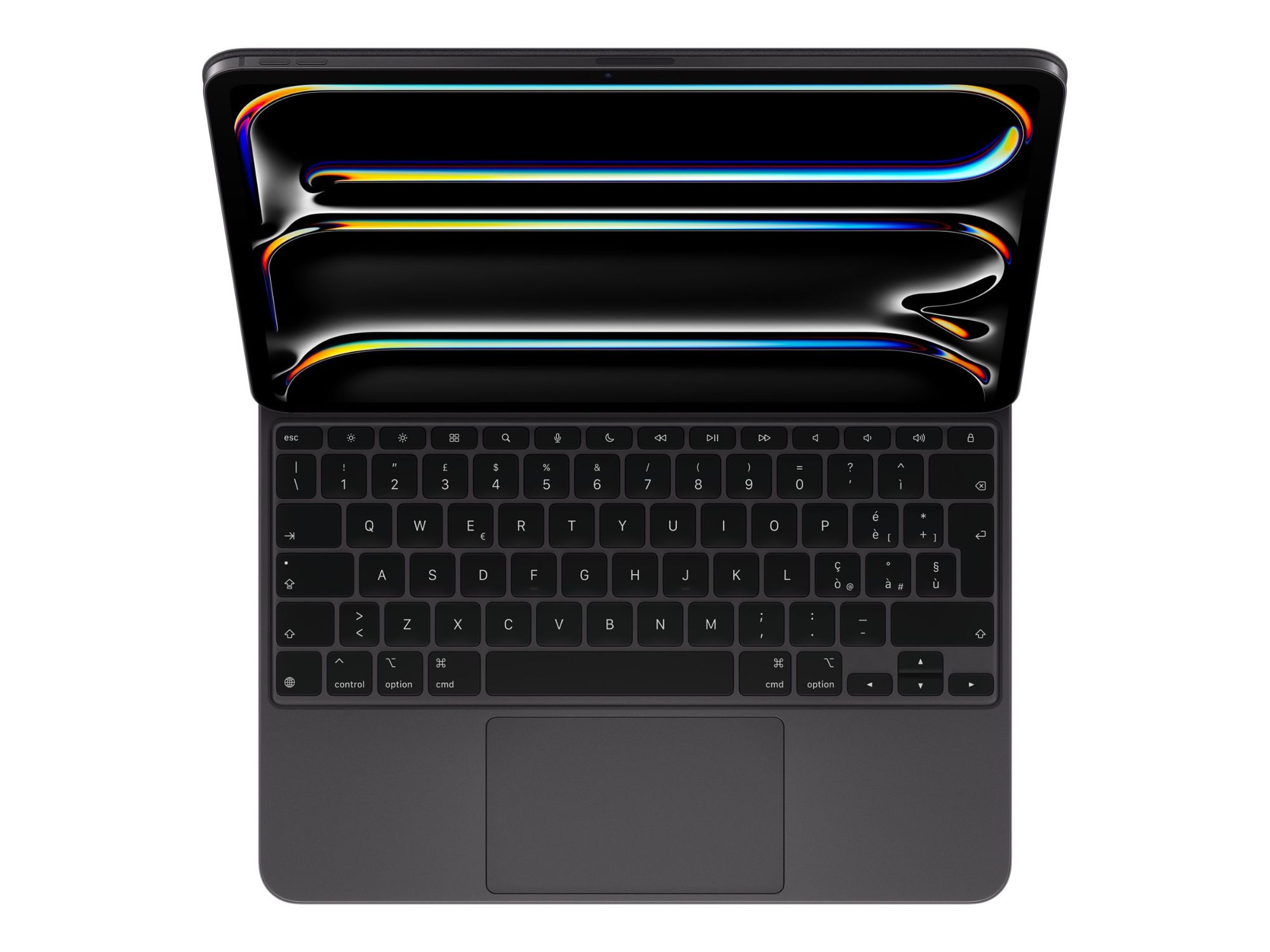 Apple Magic Keyboard - Clavier et étui - avec trackpad - rétroéclairé - Apple Smart connector - QWERTY - Italien - noir