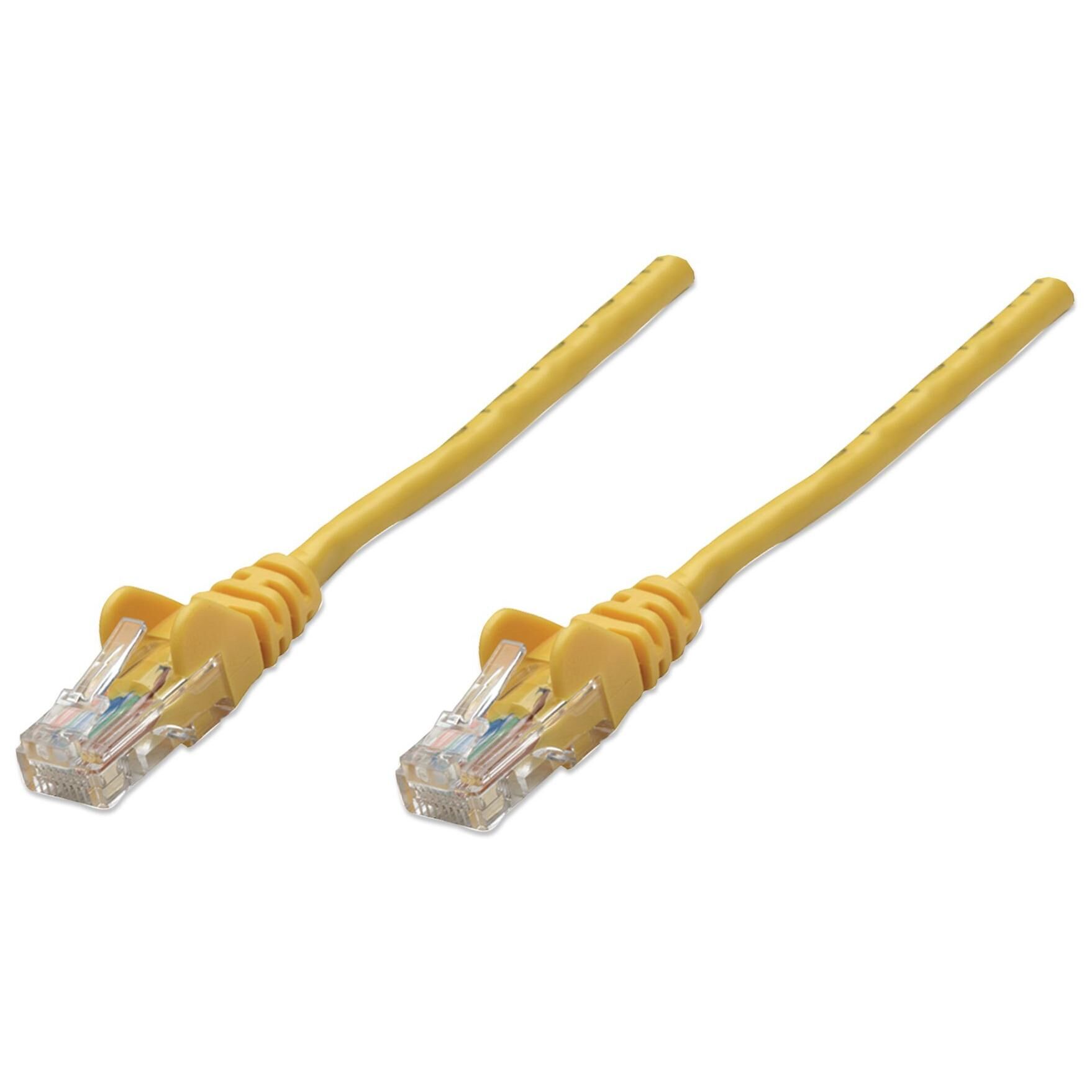 Intellinet 320610 câble de réseau Jaune 15 m Cat5e U/UTP (UTP)