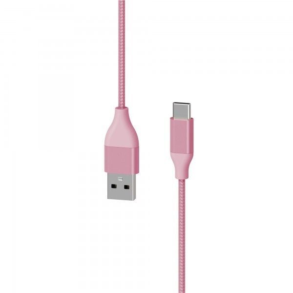 Xlayer Câble Métallique Premium USB vers Type-C 1.5m Rose Brand Xlayer