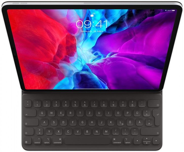 Apple Smart - Clavier et étui - Apple Smart connector - QWERTZ - Allemand - pour 12.9-inch iPad Pro (3ème génération, 4ème génération, 5ème génération, 6ème génération)