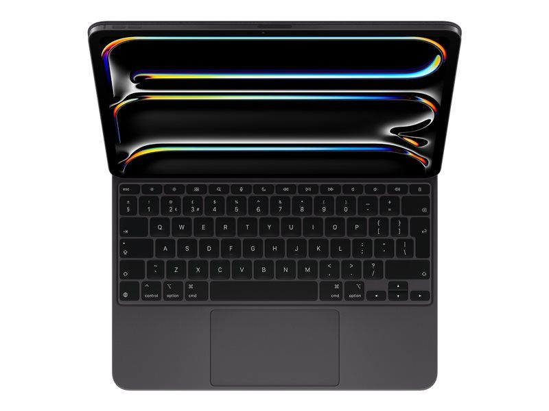 Apple Magic Keyboard - Clavier et étui - avec trackpad - rétroéclairé - Apple Smart connector - QWERTY - R.-U. - noir - pour 13-inch iPad Pro (M4)