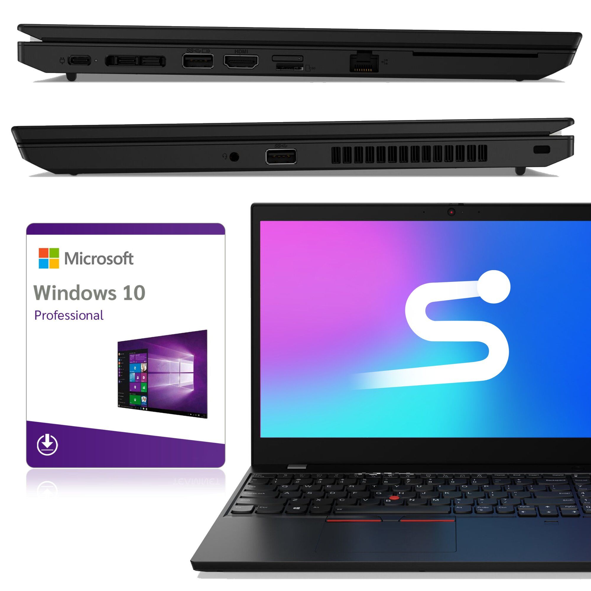 Ordinateur portable LENOVO THINKPAD L15 GEN 1 RYZEN 5 PRO 4650U 8Go 256Go SSD NVME FHD W11P