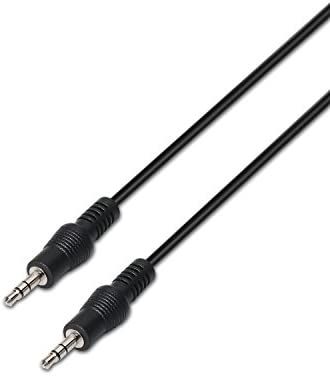 Aisens - Câble audio stéréo, jack 3.5/m-jack 3.5/m, noir, 10m