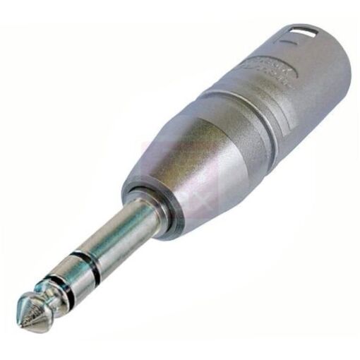 Adaptador de audio Neutrik NA3MP - XLR3 (M) a jack estéreo (M)
