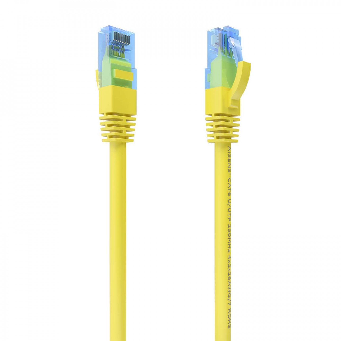 Aisens A135-0835 Câble De Réseau Jaune 2 M Cat6 U/utp (utp)