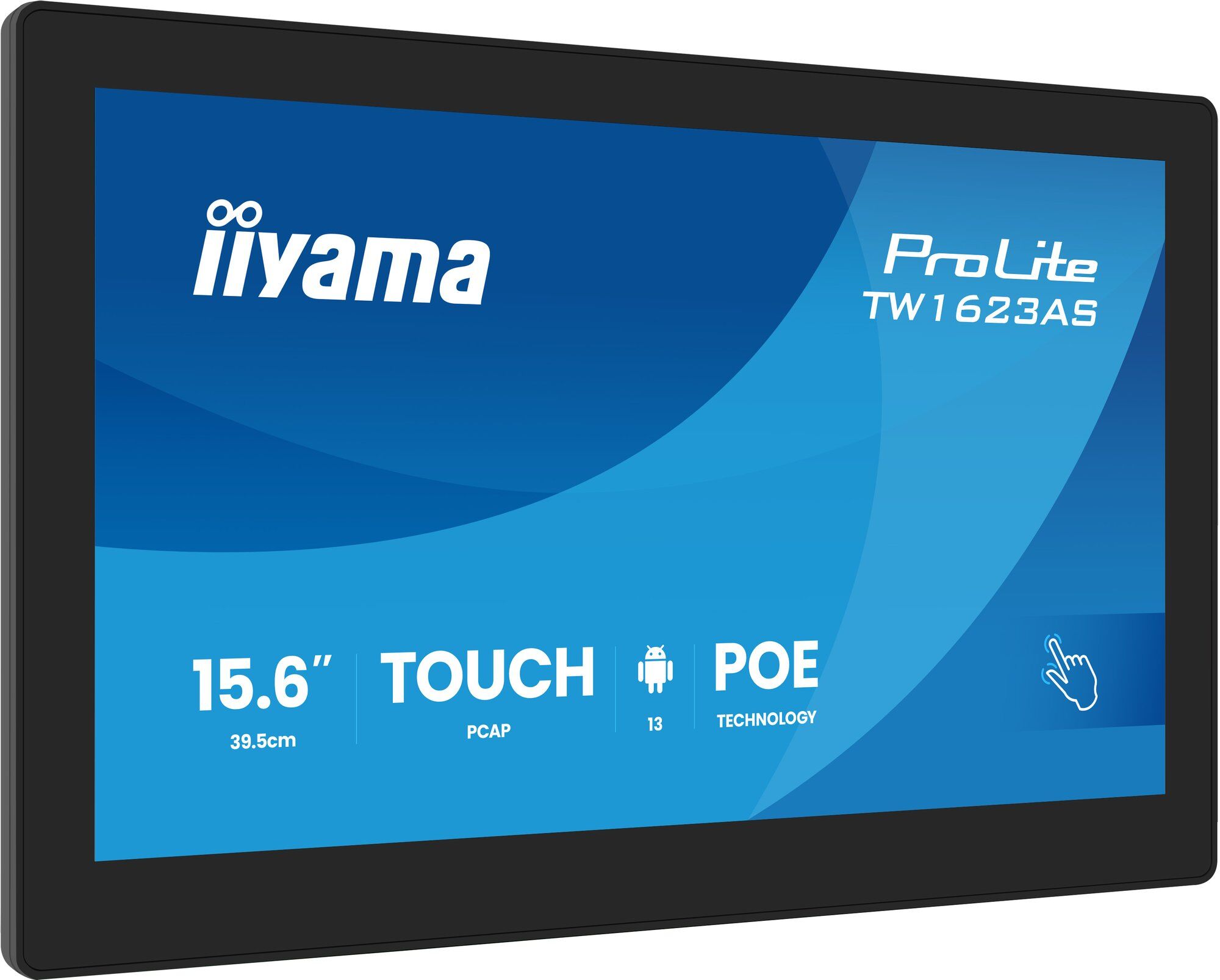 Ecran PC iiyama TW1623AS-B3P 15.6" 1920 x 1080 Full HD LED Écran tactile Noir