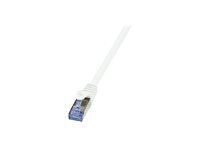 LogiLink 10m Cat.6A 10G S/FTP câble de réseau Blanc Cat6a S/FTP (S-STP)