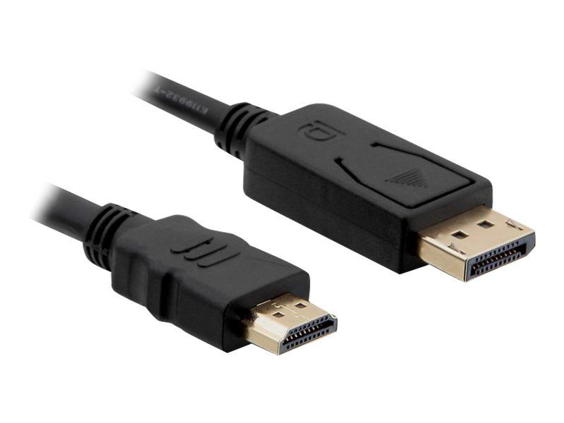 Delock - Câble adaptateur - DisplayPort mâle pour HDMI mâle - 3 m