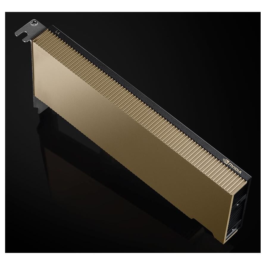 NVIDIA - Processeur de calcul - L4 - 24 Go GDDR6 - PCIe 4.0 x16 profil bas - san ventilateur