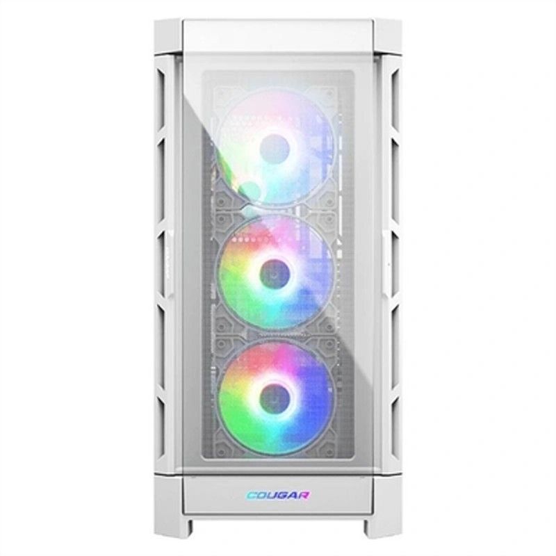 Boitier PC Moyen Tour E-ATX Cougar DuoFace Pro RGB avec panneaux vitrés - Blanc