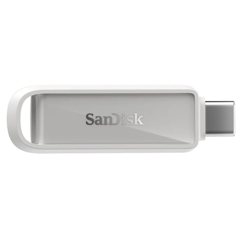 SanDisk Phone Drive - Clé USB - 256 Go - USB-C 3.2 Gen 1 - blanc