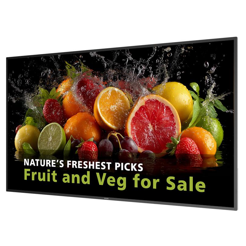 Philips 5000 series 65BDL5050D/00 Écran d'affichage dynamique 65" LCD Wifi 600 cd/m² Full HD Noir Intégré dans le processeur Android