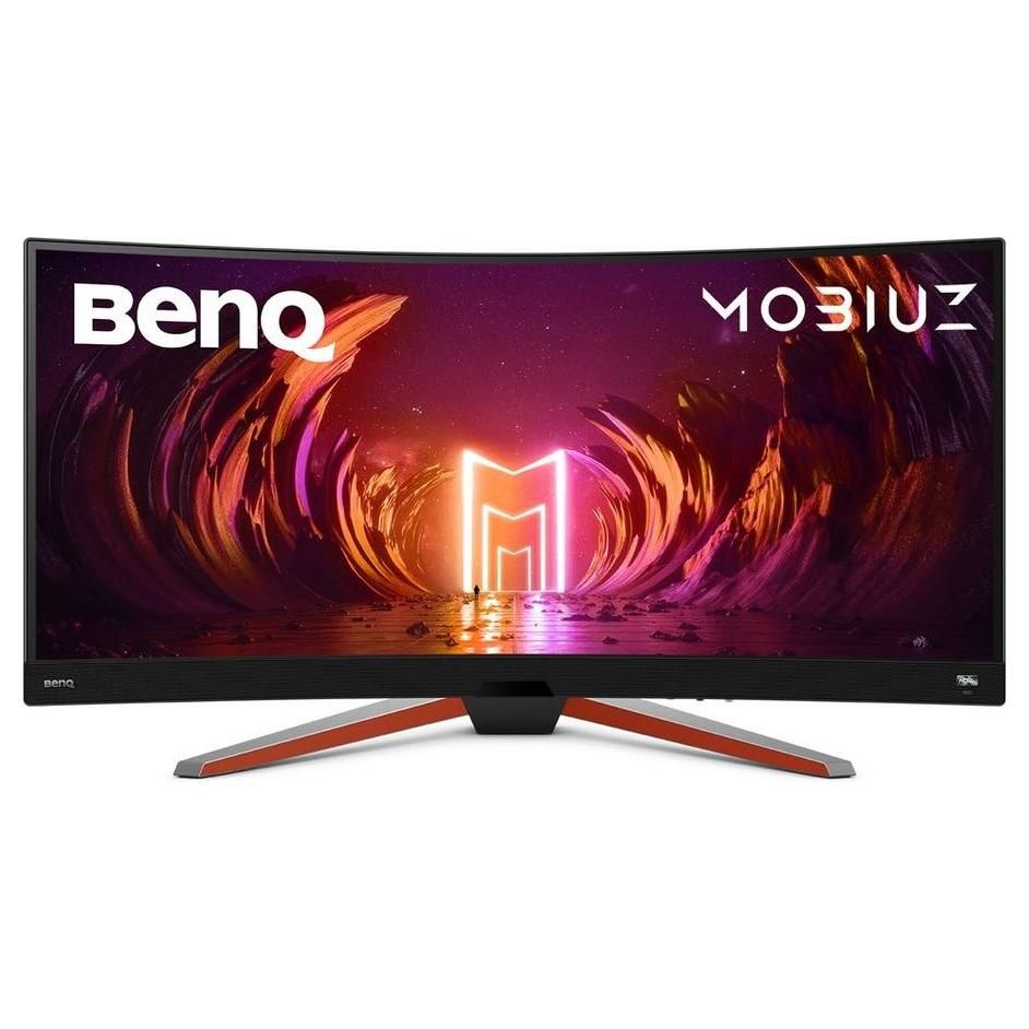 BenQ Mobiuz EX3410R - Écran LED - incurvé - 34" - 3440 x 1440 UWQHD @ 144 Hz - VA - 350 cd/m² - 3000:1 - DisplayHDR 400 - 1 ms - 2xHDMI, DisplayPort - haut-parleurs avec subwoofer