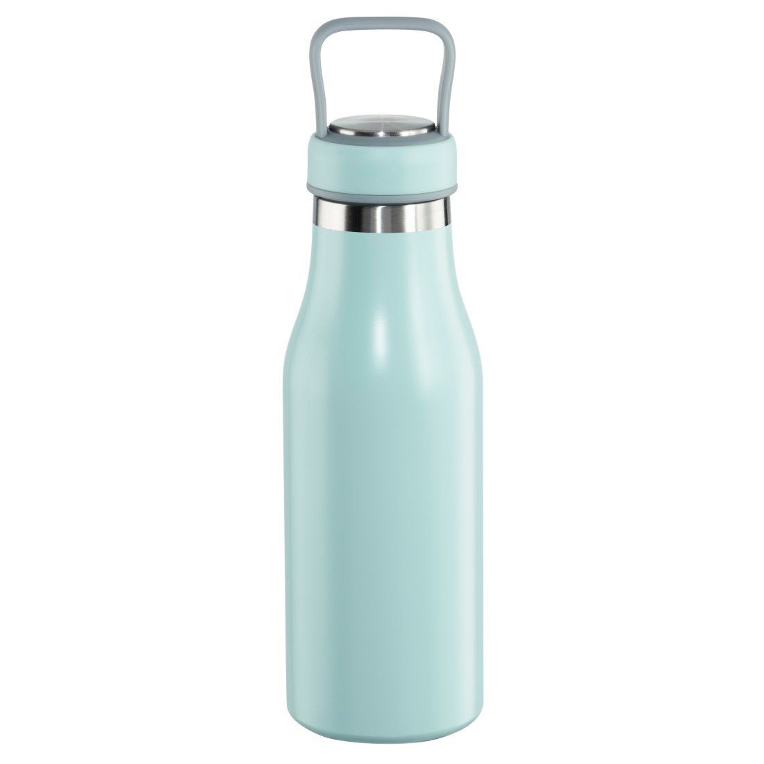 Gourde, 500 ml, couvercle avec poignée, bleu pastel
