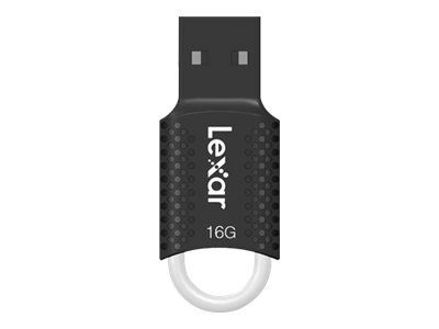 Lexar JumpDrive V40 - Clé USB - 16 Go - USB 2.0 - noir