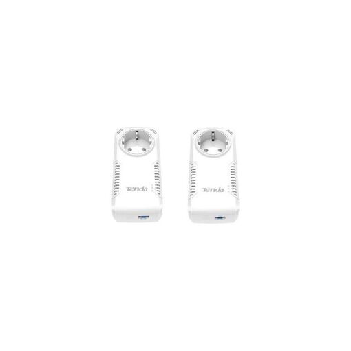 Kit de puente mural Tenda P1001P - Gigabit Ethernet, HomePlug AV 2.0, IEEE 1901 (paquete de 2)
