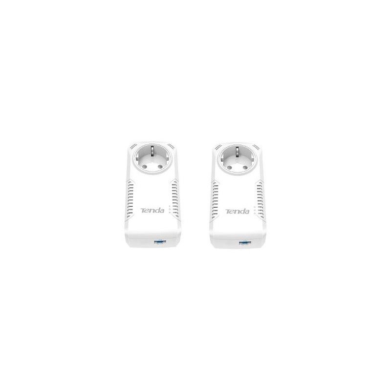 Tenda P1001P - Kit - pont - GigE, HomePlug AV (HPAV) 2.0, IEEE 1901 - Branchement mural (pack de 2)
