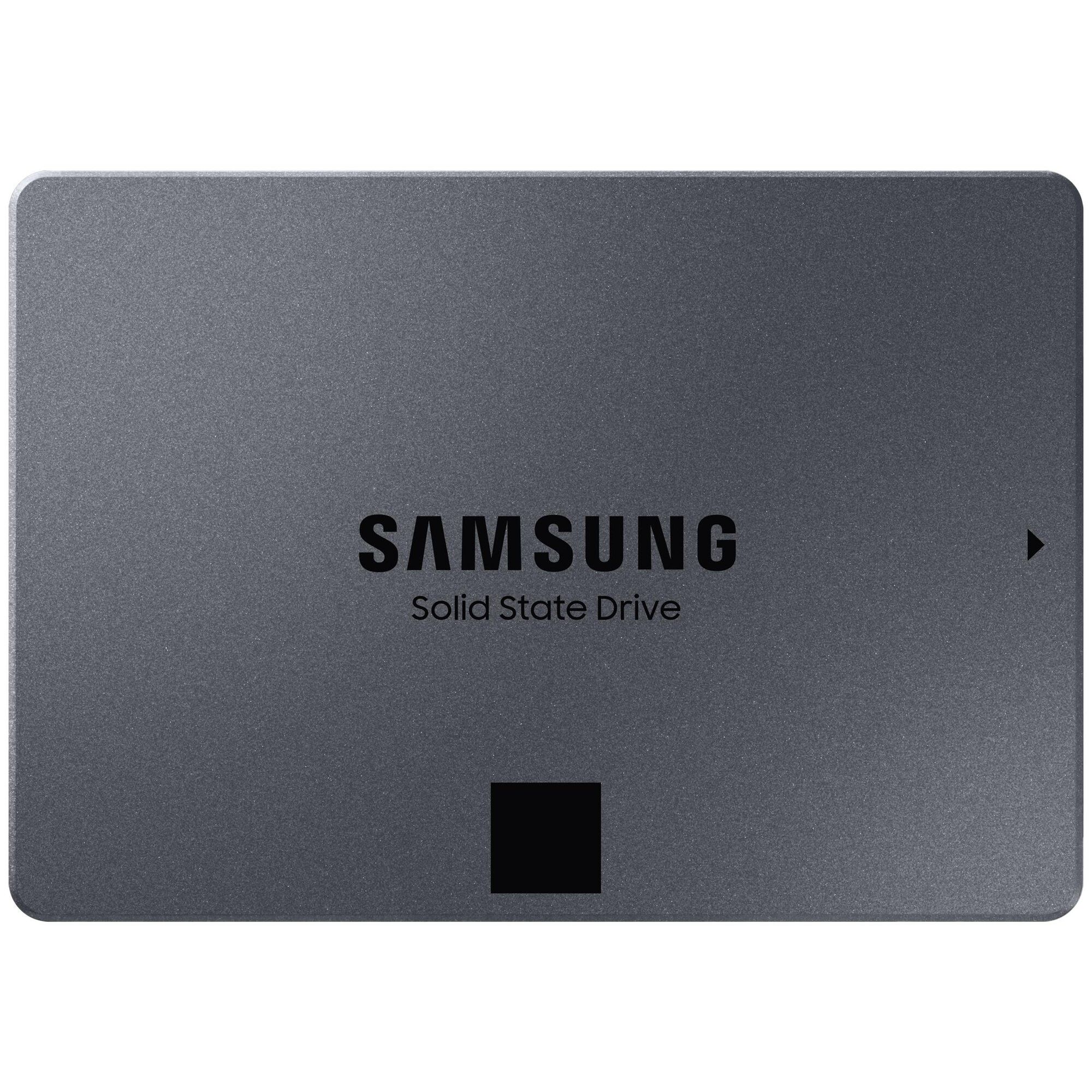 Samsung 870 QVO MZ-77Q8T0BW - SSD - chiffré - 8 To - interne - 2.5" - SATA 6Gb/s - mémoire tampon : 8 Go - AES 256 bits - TCG Opal Encryption