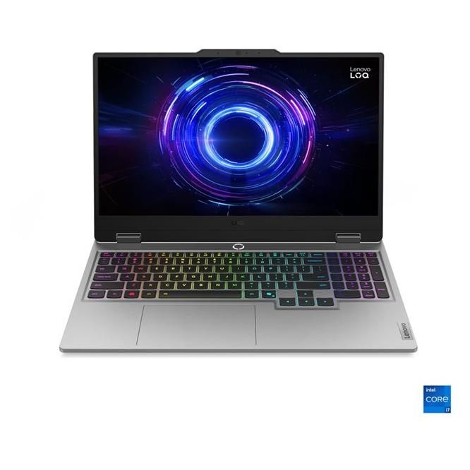 Lenovo LOQ 15IRX10 83JE - 15.6" Core i7 I7-13700HX 16 Go RAM 512 Go SSD NVIDIA GeForce RTX 5060 / Intel UHD Graphics - Gris AZERTY
