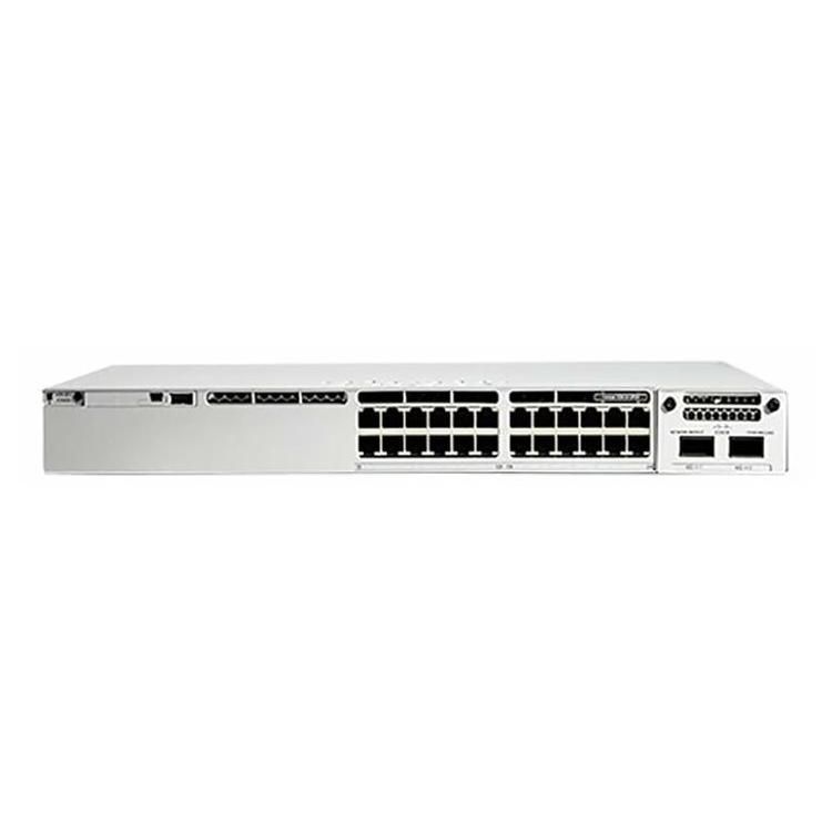 Cisco Catalyst 9300 - Network Essentials - commutateur - C3 - Géré - 24 x 10/100/1000 (PoE+) - Montable sur rack - PoE+ (445 W)
