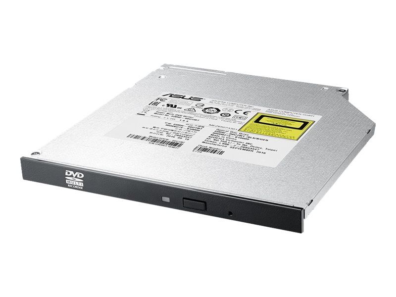 ASUS SDRW-08U1MT - Lecteur de disque - DVD±RW (±R DL)/DVD-RAM - 8x/8x/5x - Serial ATA - interne - 9,5 mm de hauteur - noir