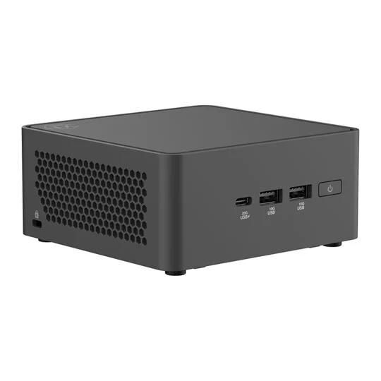 ASUS NUC 15 Pro Tall Kit RNUC15CRHI300000 - Barebone - mini PC 1 x Core 3 100U / jusqu'à 4.7 GHz - vPro - RAM 0 Go - Intel Graphics - IEEE 802.11ax (Wi-Fi 6), IEEE 802.11be (Wi-Fi 7), Bluetooth 5.4, Gigabit Ethernet, 2.5 Gigabit Ethernet - noir