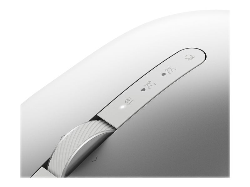 Dell Pro Premium MS7421W - Souris - optique - 7 boutons - sans fil - 2.4 GHz, Bluetooth 5.0 - argent platine - avec 3 ans de service Advanced Exchange